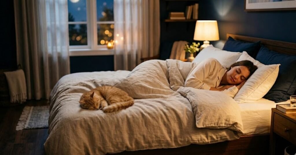 Why Does My Cat Sleep at My Feet